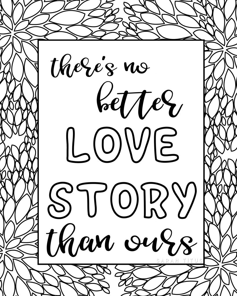 819x1024 Free Printable Love Quotes Coloring Sheets