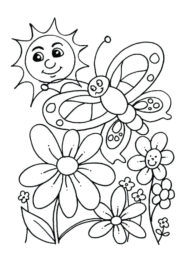 Coloring Spring Pictures Coloring Pages Birds With Coloring Pages 595x842 Coloring Spring Pictures Coloring Pages Birds With Coloring Pages