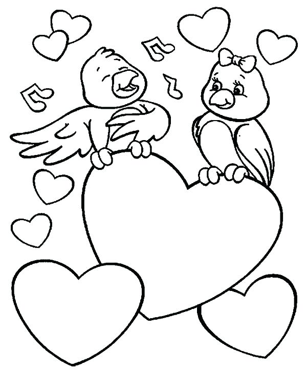 Love Bird Coloring Pages Love Birds Singing For Love Ones Coloring 600x721 Love Bird Coloring Pages Love Birds Singing For Love Ones Coloring