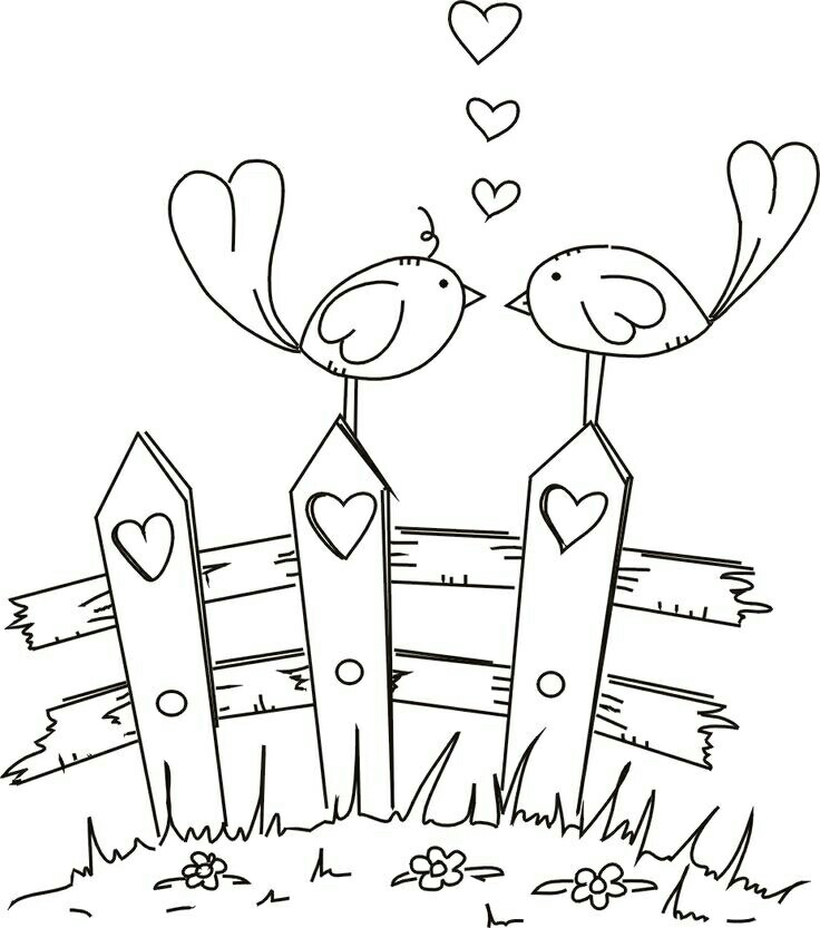 Lovebirds Visualize Beauty Doodles, Embroidery 736x833 Lovebirds Visualize Beauty Doodles, Embroidery