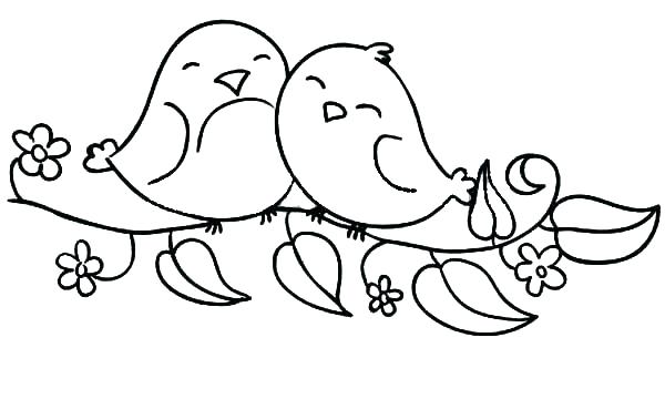 Springtime Coloring Pages Coloring Pages Bird Love Bird Coloring 600x360 Springtime Coloring Pages Coloring Pages Bird Love Bird Coloring