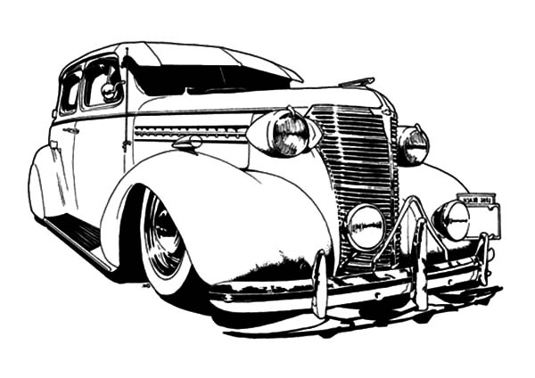 600x424 Buick Truck Lowrider Cars Coloring Pages