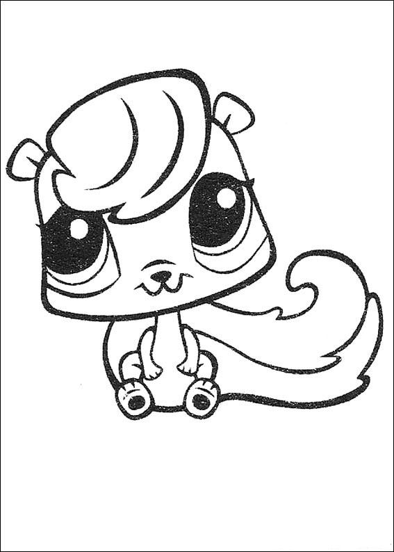 Littlest Pet Shop Color Pages 567x794 Littlest Pet Shop Color Pages