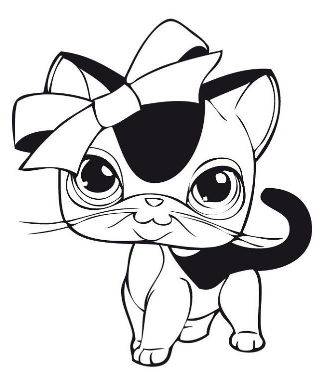 Lps Coloring Pages Cat Dessins Animales 650x771 Lps Coloring Pages Cat Dessins Animales