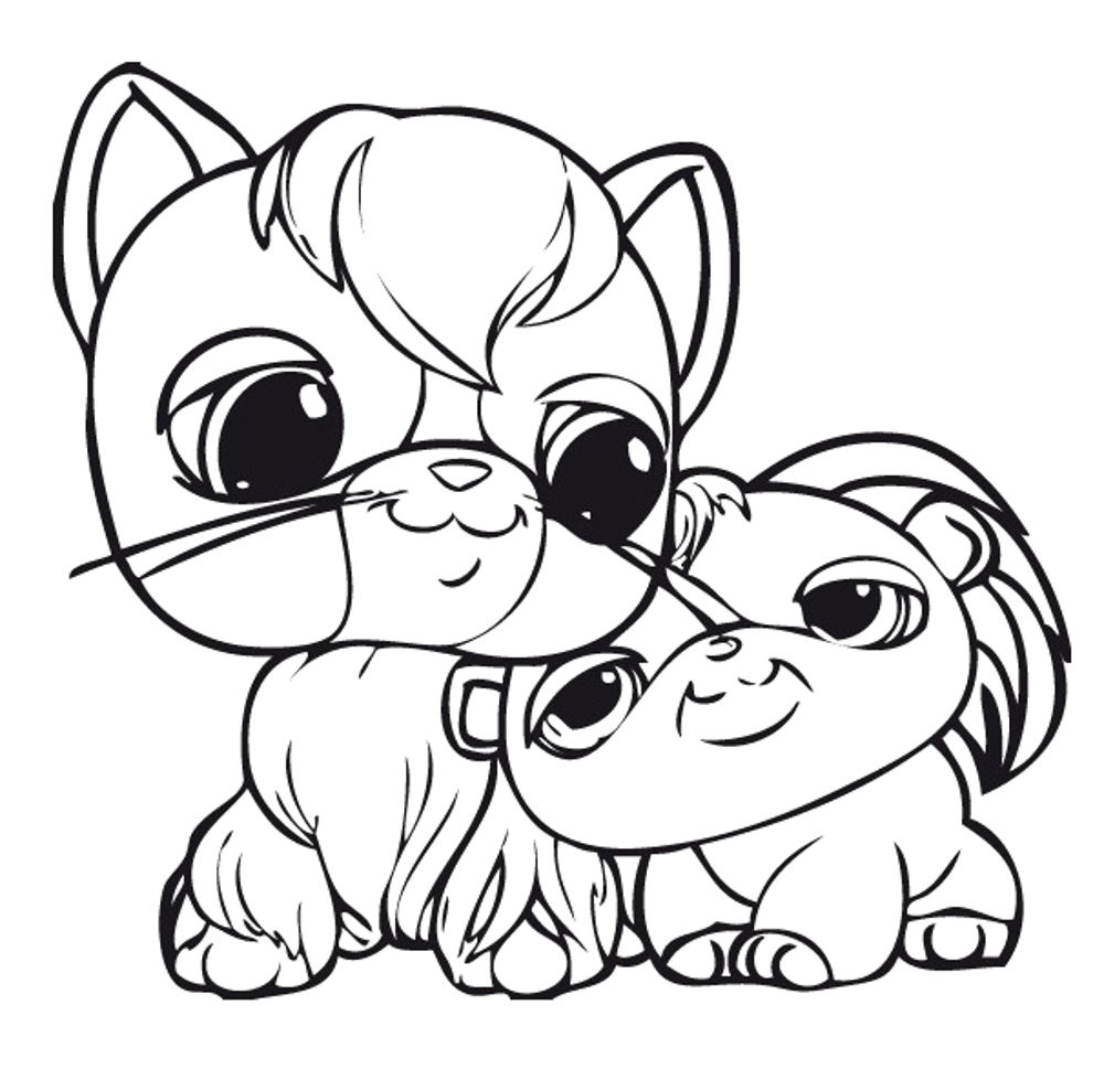 Clever Design Ideas Littlest Pet Shop Coloring Pages Cat And Puppy 1000x969 Clever Design Ideas Littlest Pet Shop Coloring Pages Cat And Puppy