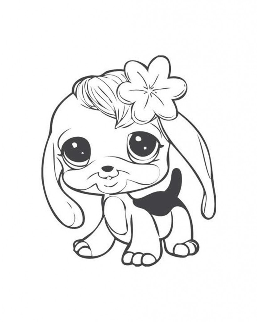 819x1024 Best Littlest Pet Shop Coloring Pages Dog Many Interesting