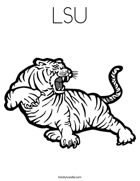 468x605 Lsu Coloring Page