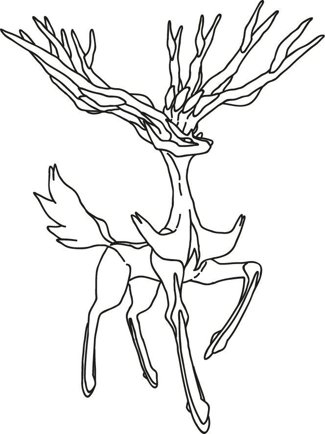 Lucario Coloring Page