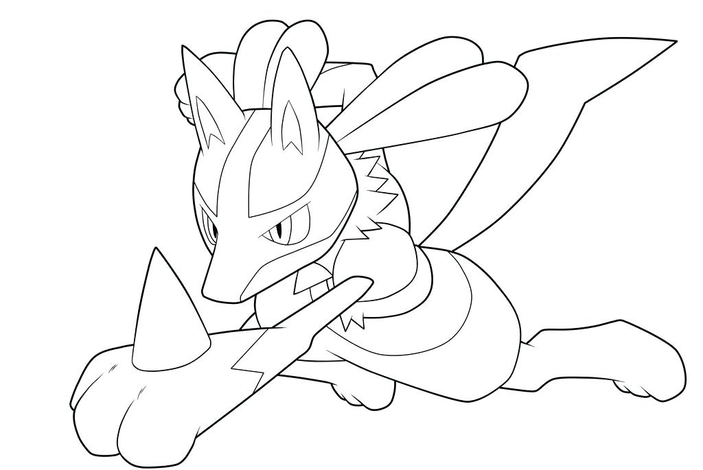 1024x685 Lucario Coloring Pages Coloring Pages Mega Lucario Coloring Pages