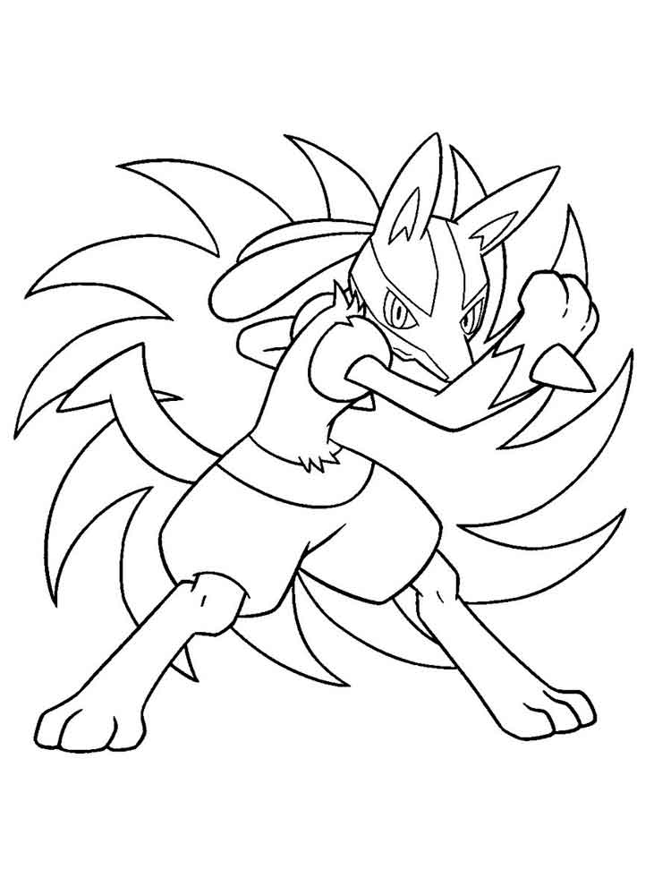 750x1000 Lucario Coloring Pages. Free Printable Lucario Coloring Pages.