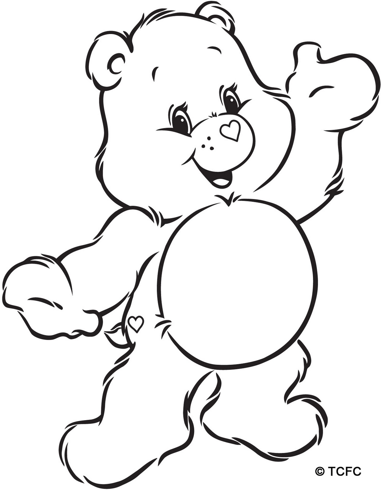 Lucky Care Bear Coloring Pages