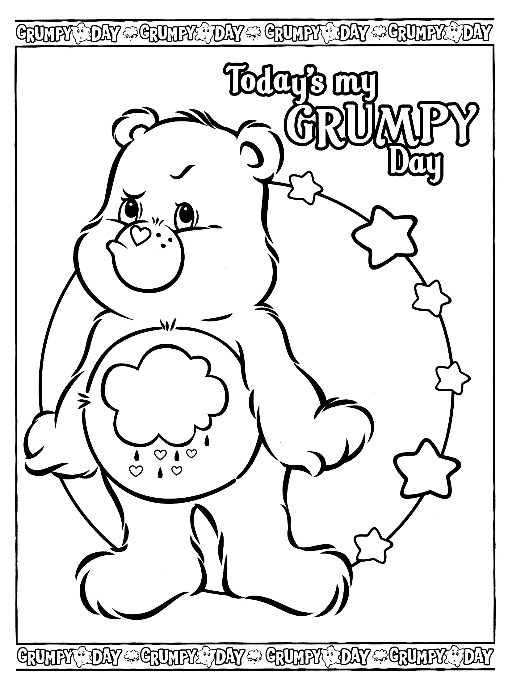 Lucky Care Bear Coloring Pages at GetColorings.com | Free printable ...