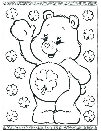 Lucky Care Bear Coloring Pages Kids Coloring Coloring Pages Care 386x500 Lucky Care Bear Coloring Pages Kids Coloring Coloring Pages Care