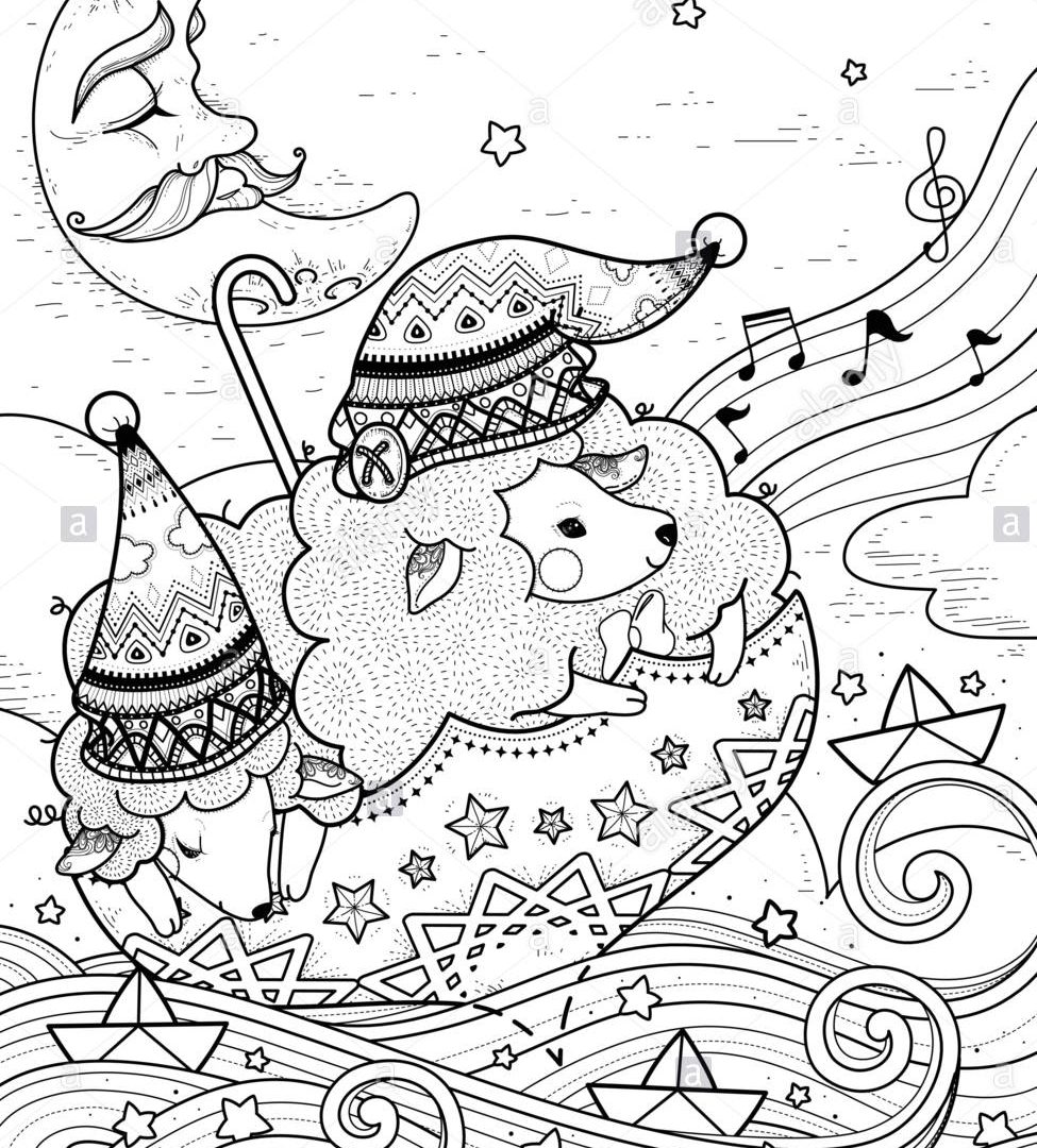 Terrific Van Gogh Starry Night Coloring Page Free Printable Pages 975x1080 Terrific Van Gogh Starry Night Coloring Page Free Printable Pages