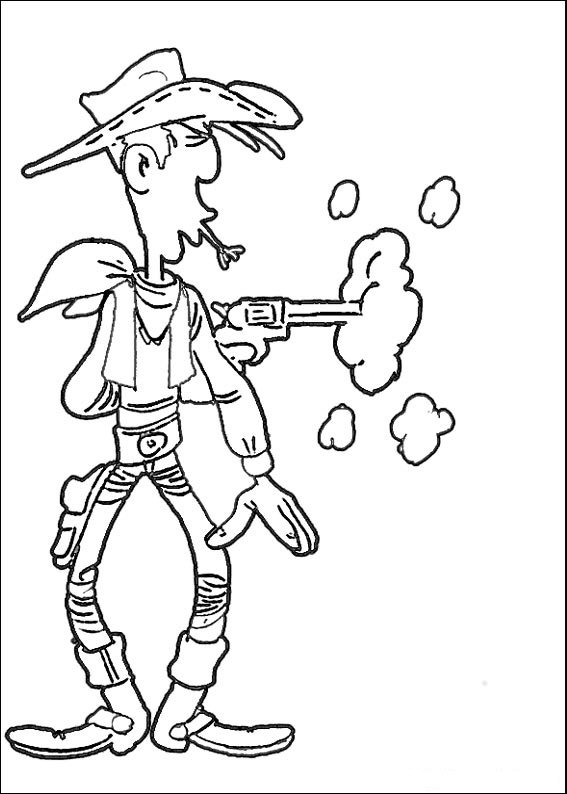 Coloring Pages Lucky Luke Animated Images, Gifs, Pictures 567x794 Coloring Pages Lucky Luke Animated Images, Gifs, Pictures