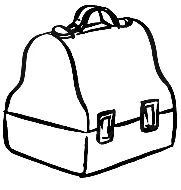 600x627 Classic Lunchbox Coloring Pages