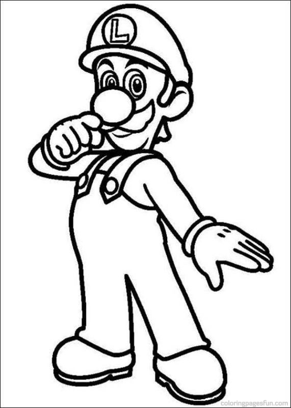 571x800 Super Mario Bros Coloring Pages 24 Boo Super Mario