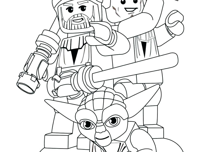 Luke Skywalker Coloring Page