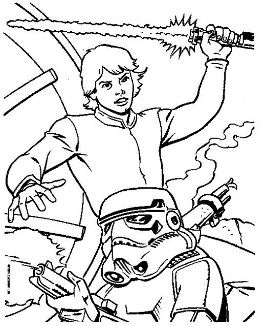 Free Star Wars Coloring Pages Luke Skywalker And Color Sheets 520x636 Free Star Wars Coloring Pages Luke Skywalker And Color Sheets