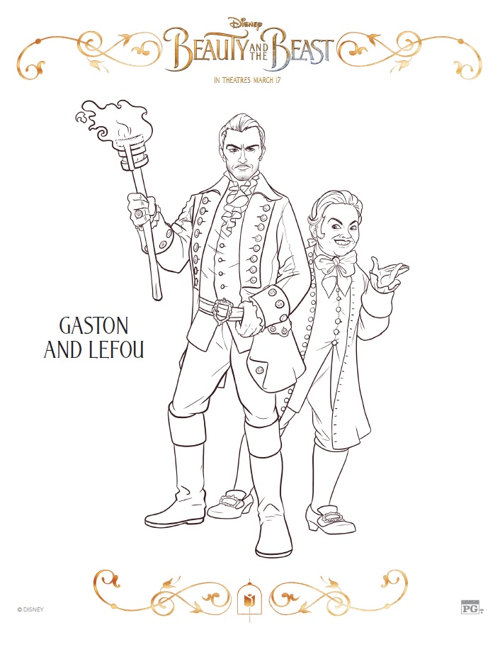 Beauty And The Beast Coloring Pages 706x913 Beauty And The Beast Coloring Pages