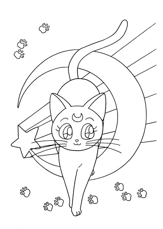540x756 Luna Coloring Page