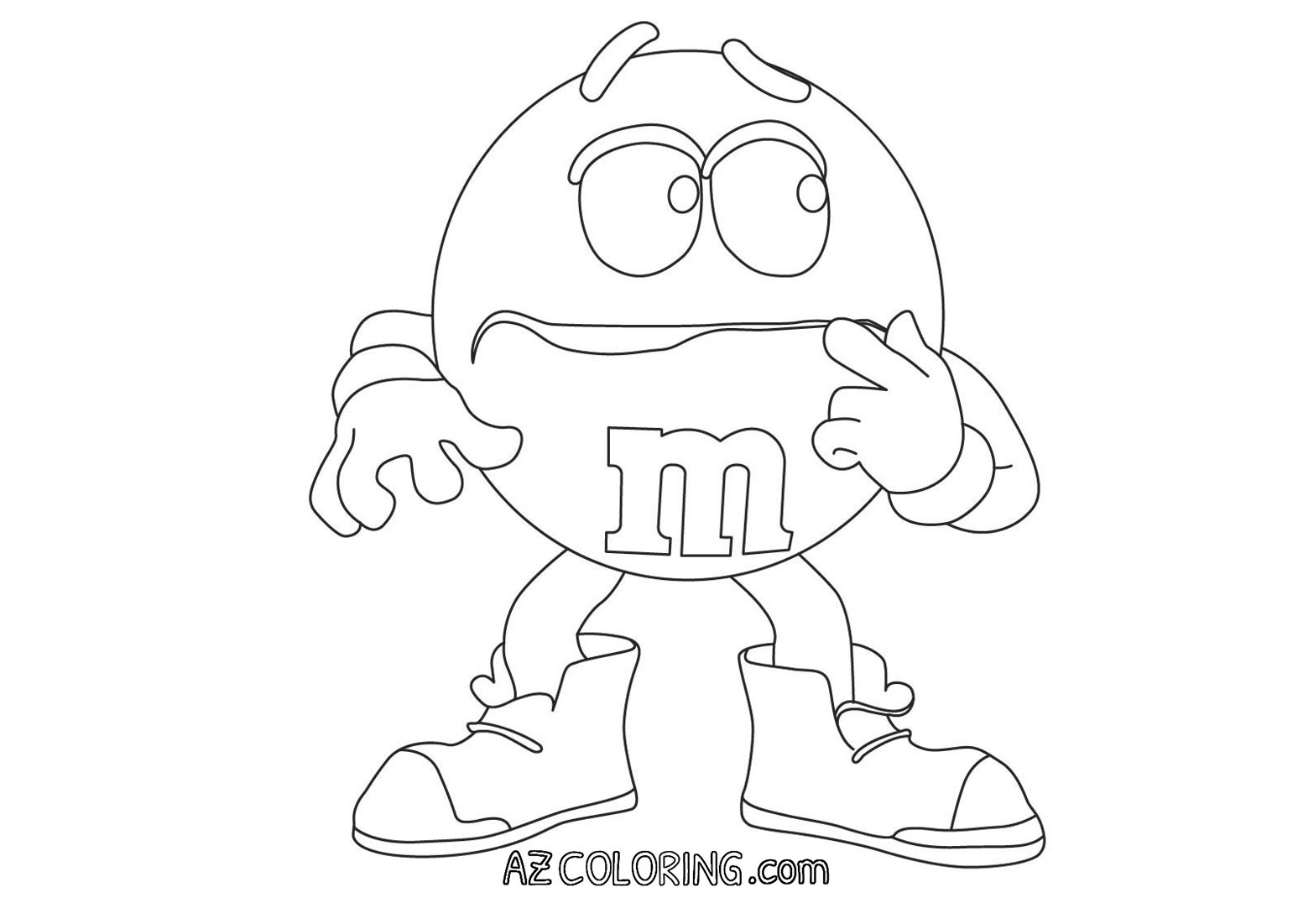 1547x1101 M Coloring Page Home Within Pages