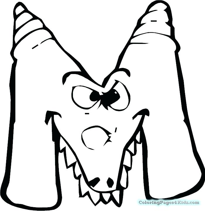 700x721 Letter M Coloring Page And The Letter M Coloring Page Free