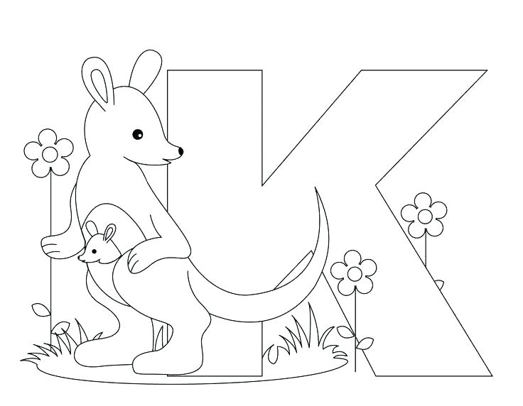 M Letter Coloring Pages