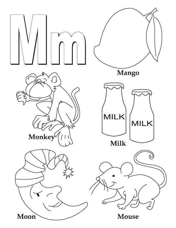 Letter Coloring Pages Printable Letter M Coloring Page Printable 612x792 Letter Coloring Pages Printable Letter M Coloring Page Printable