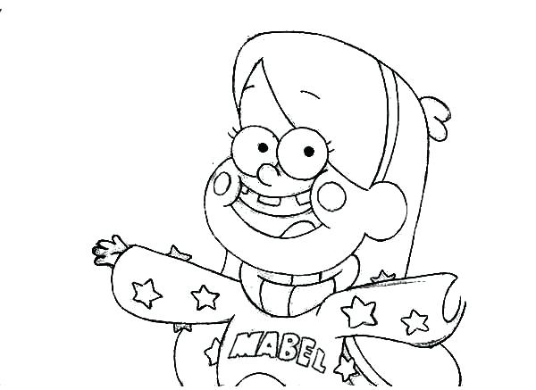 Mabel And Dipper Coloring Pages at GetColorings.com | Free printable ...