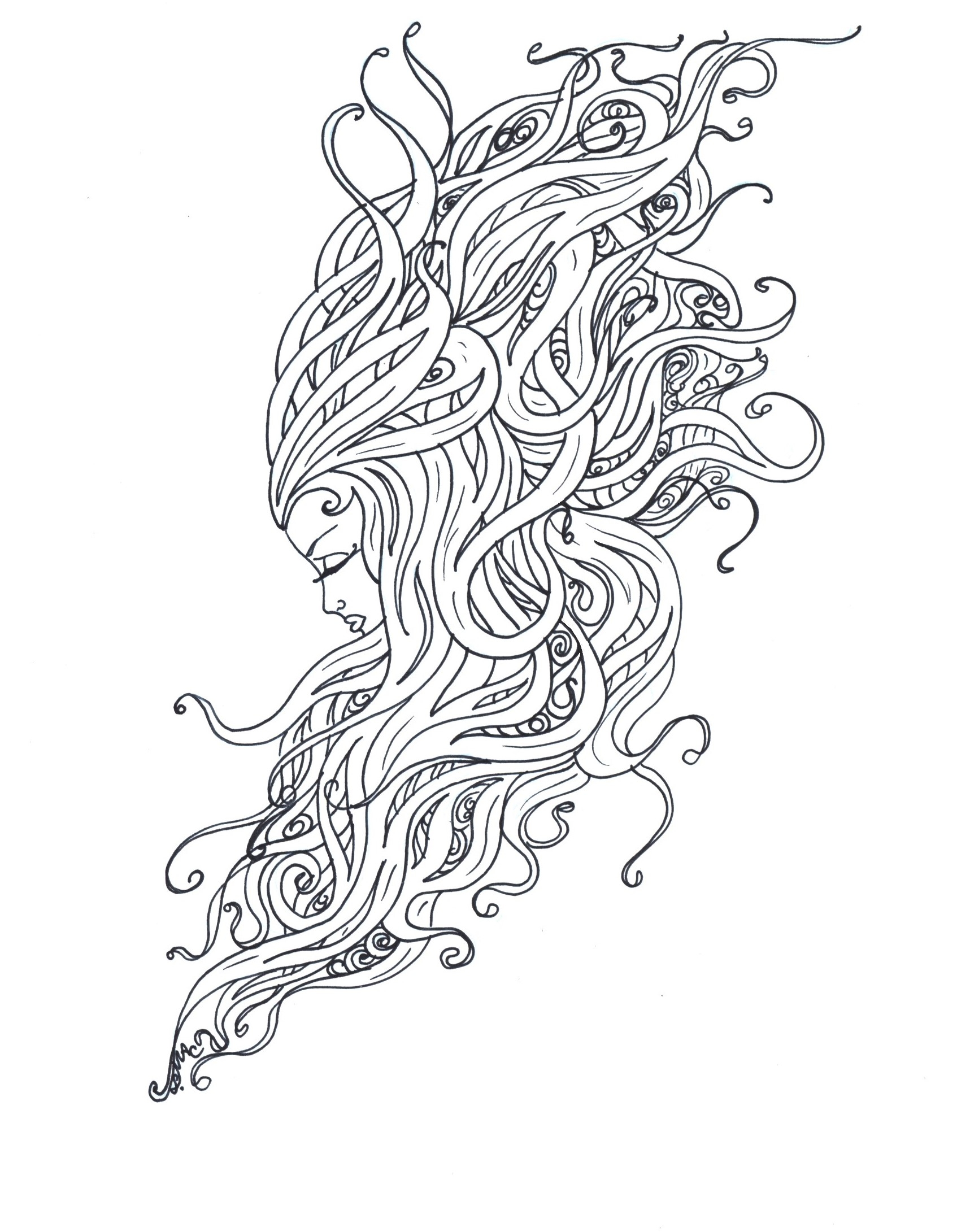 1694x2181 Best Of Art Nouveau Coloring Pages S Mac S Place To Be Free