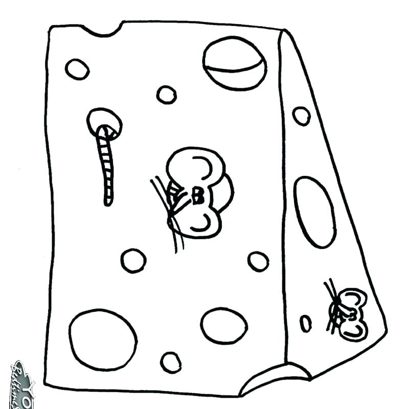 794x800 Cheese Coloring Page
