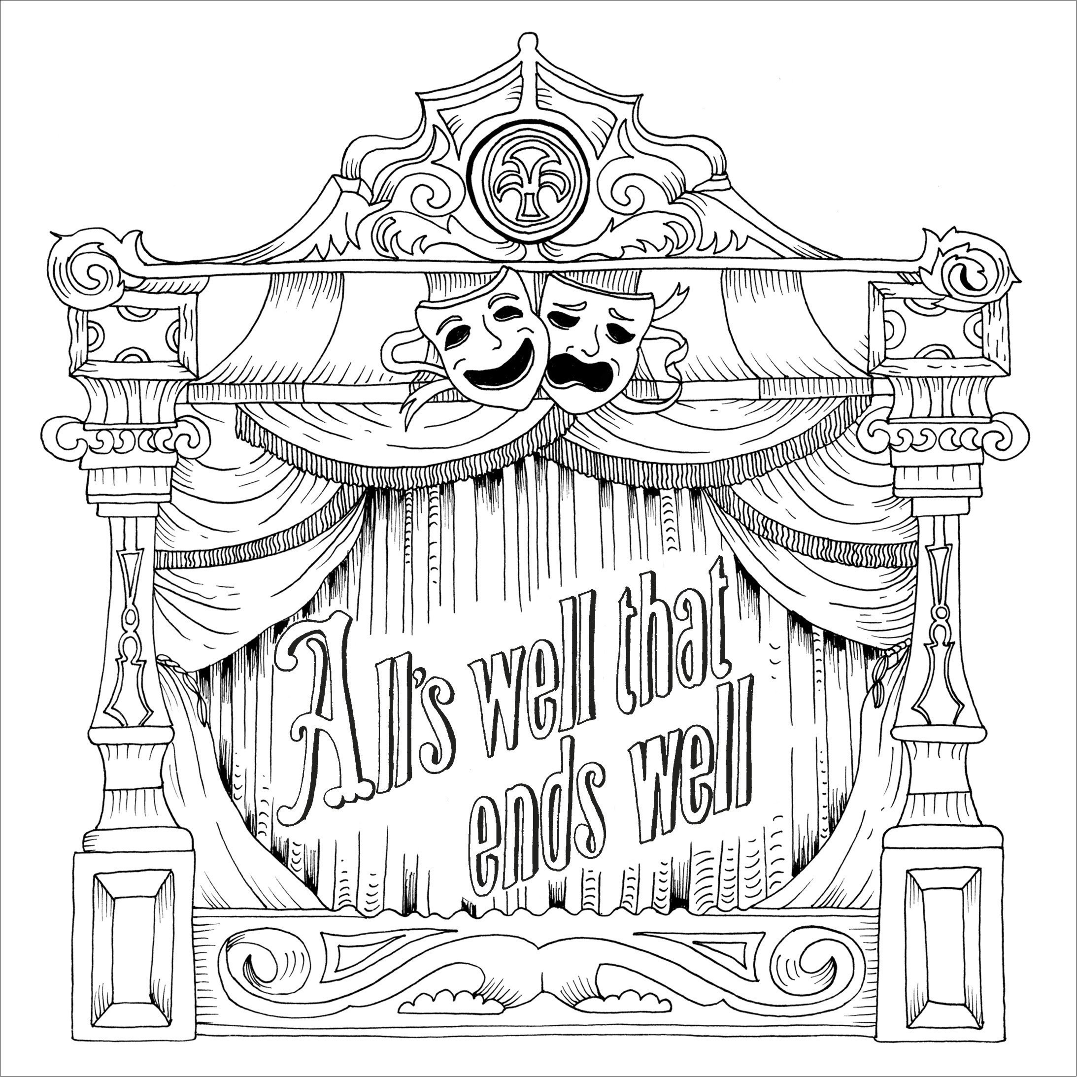 2186x2186 Escape To Shakespeare's World A Colouring Book Adventure Amazon