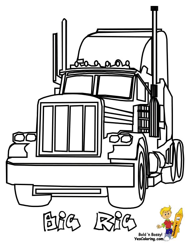 612x792 50 Best Free Tough Truck Coloring Pages Images