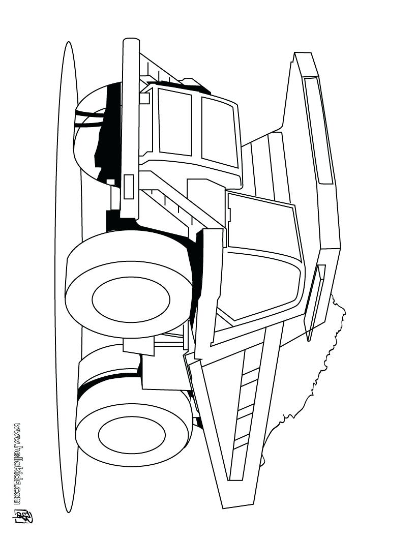 820x1060 Coloring Pages ~ Truck Coloring Pages Ford Pickup Page Mack Free