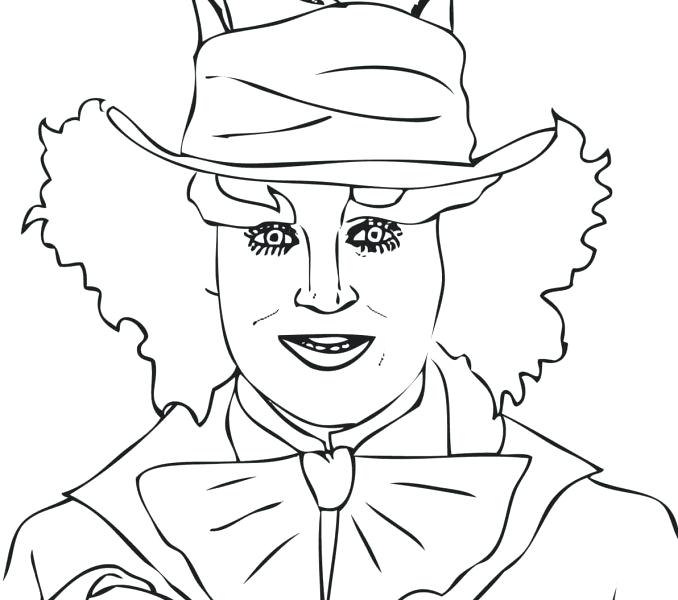 678x600 Mad Hatter Coloring Pages Mad Hatter Coloring Pages Packed