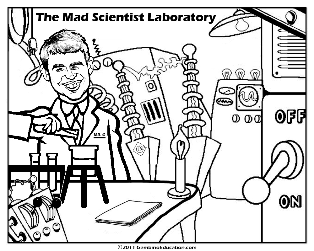 Science Coloring Page 1000x800 Science Coloring Page