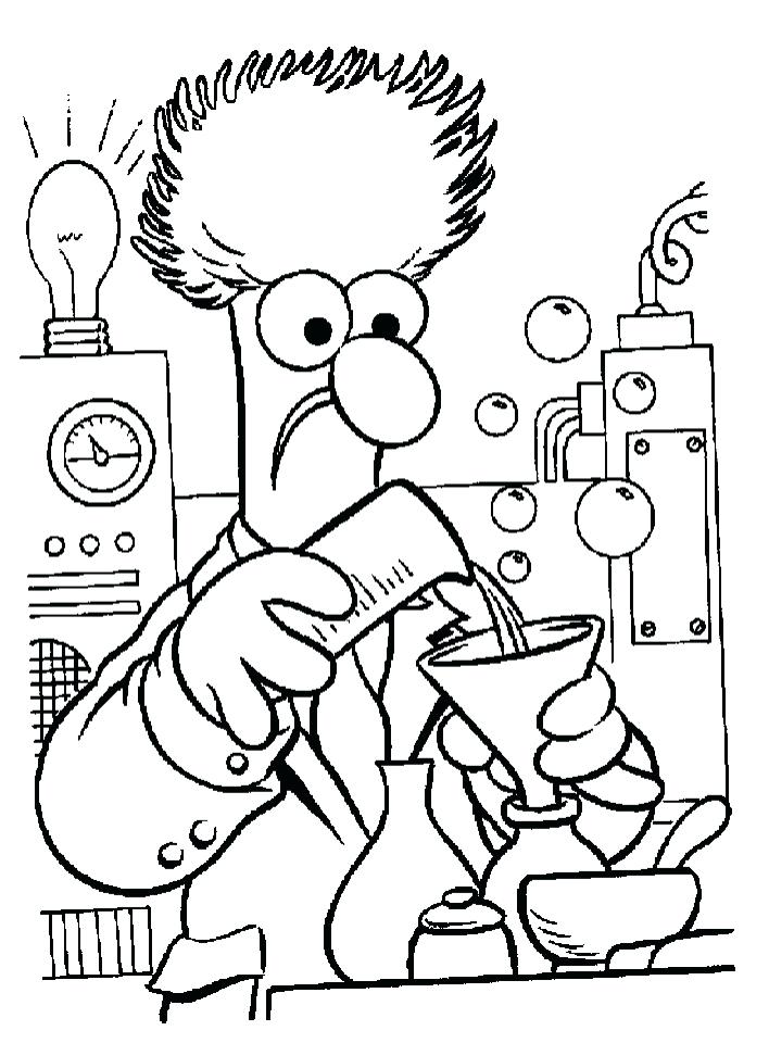 Scientist Coloring Pages New Science Coloring Page For Your 708x960 Scientist Coloring Pages New Science Coloring Page For Your