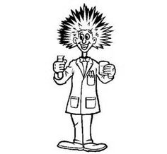 Halloween Coloring Page Mad Scientist 236x218 Halloween Coloring Page Mad Scientist