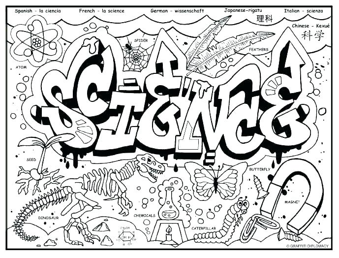 Mad Scientist Coloring Page at GetColorings.com | Free printable ...