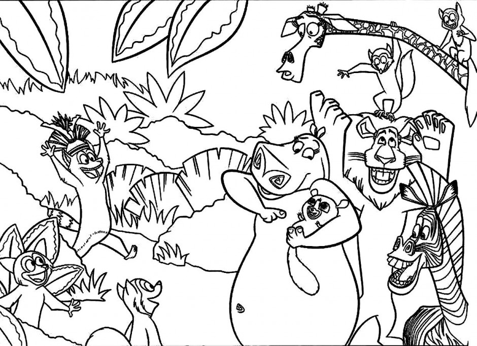 Madagascar Coloring Pages Unique Madagascar 2 Coloring Pages Az 940x682 Madagascar Coloring Pages Unique Madagascar 2 Coloring Pages Az