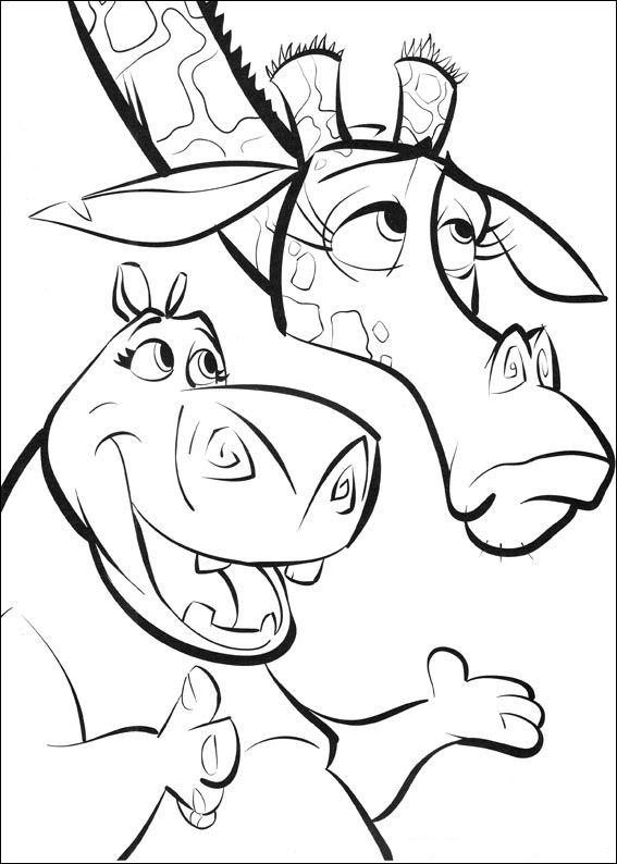 Madagascar Coloring Page 10 567x794 Madagascar Coloring Page 10