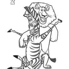 Madagascar 2 Coloring Pages 220x220 Madagascar 2 Coloring Pages