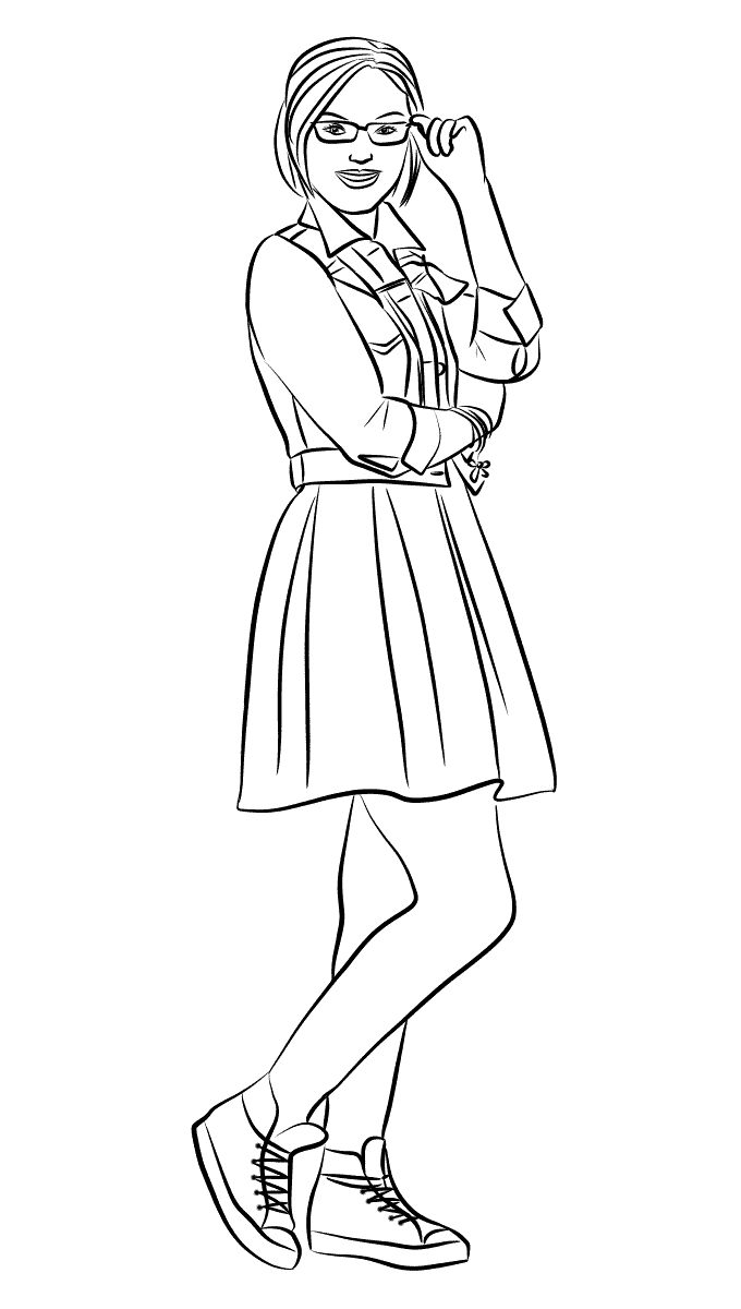Liv And Maddie Coloring Pages 680x1200 Liv And Maddie Coloring Pages