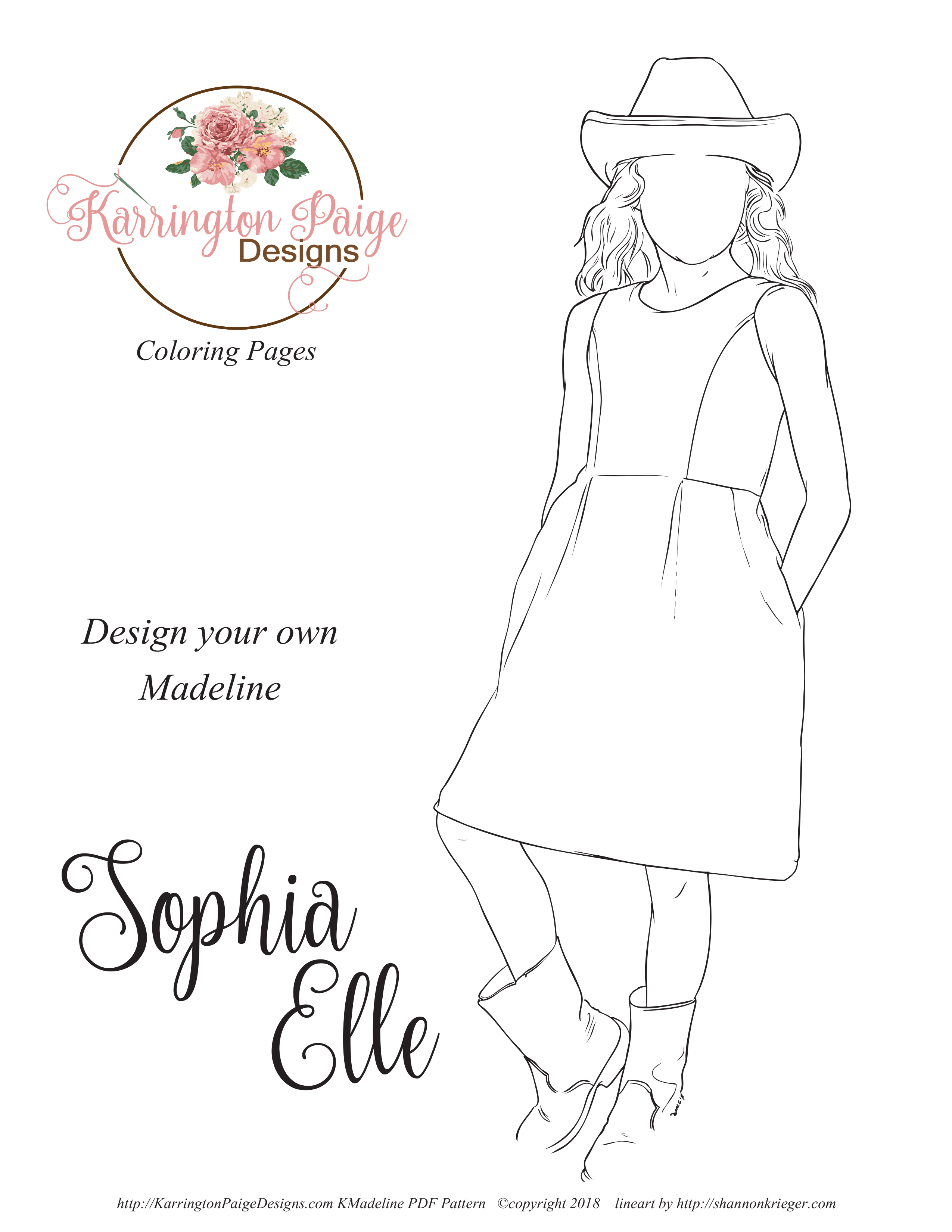 2550x3300 Coloring Pages Karrington Paige Designs