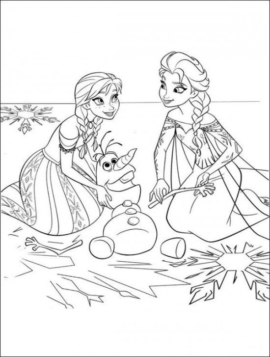 550x727 Lisa Pomroy Amp @julie Mceachern These Are 35 Free Frozen Colouring