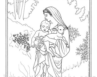 340x270 St. Margaret Of Scotland Coloring Page Catholic Christian