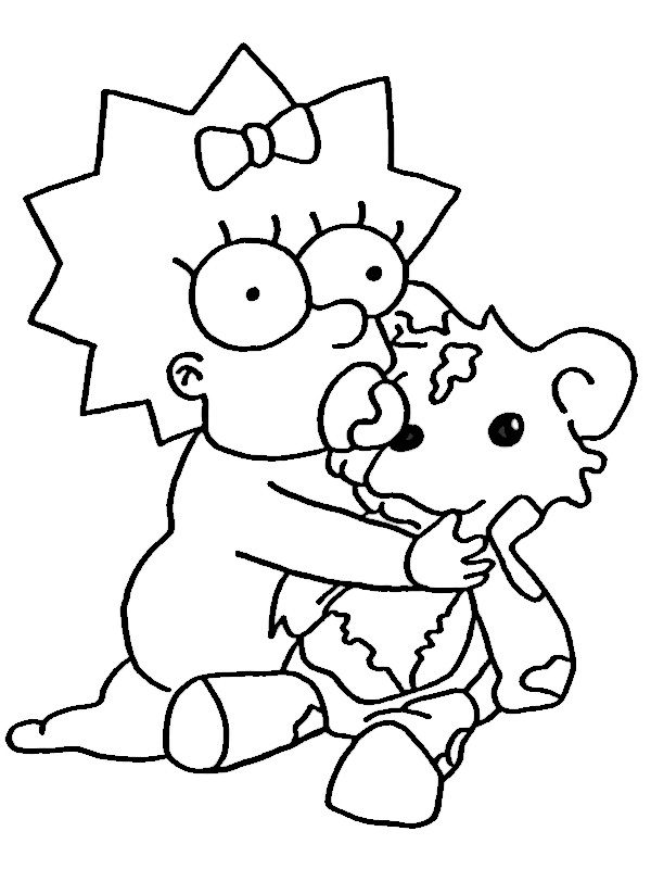 600x800 The Simpsons Coloring Pages 16 Coloring Pages For Kids