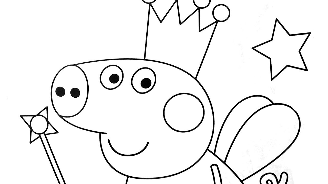 Coloring Peppa Pig Princess And Magic Wand Coloring Book Coloring 1280x720 Coloring Peppa Pig Princess And Magic Wand Coloring Book Coloring