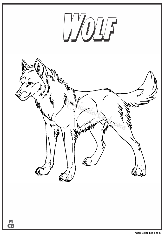 Wolf Animal Coloring Book Pages 685x975 Wolf Animal Coloring Book Pages